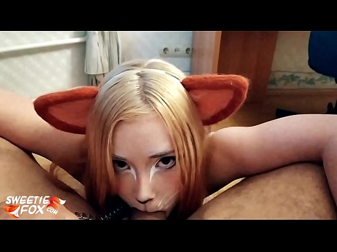 ❤️ Kitsune هن جي وات ۾ ڊڪ ۽ ڪم نگل ️❌ سپر فحش